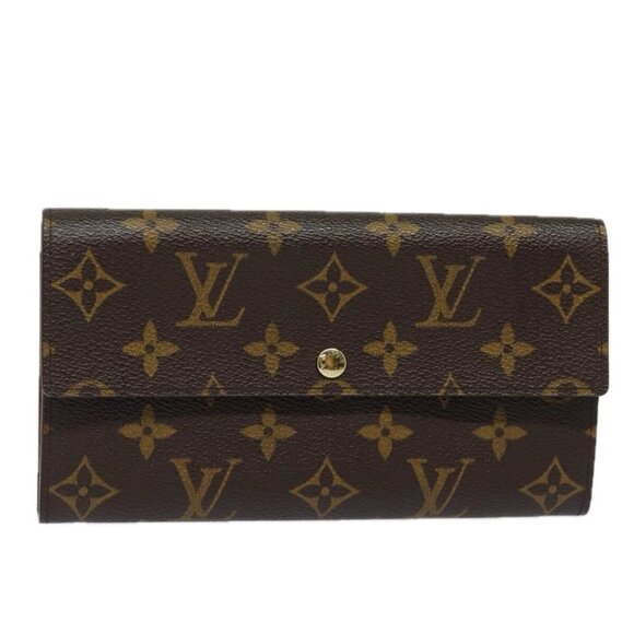 LOUIS VUITTON Monogram Pochette Porte Monnaie Credit Wallet - Picture 1 of 15